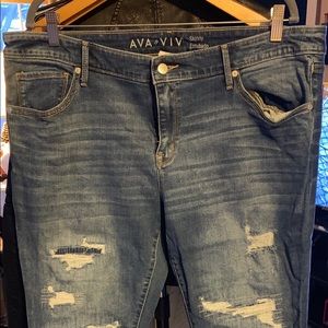 Ava & Viv light was skinny jeans
